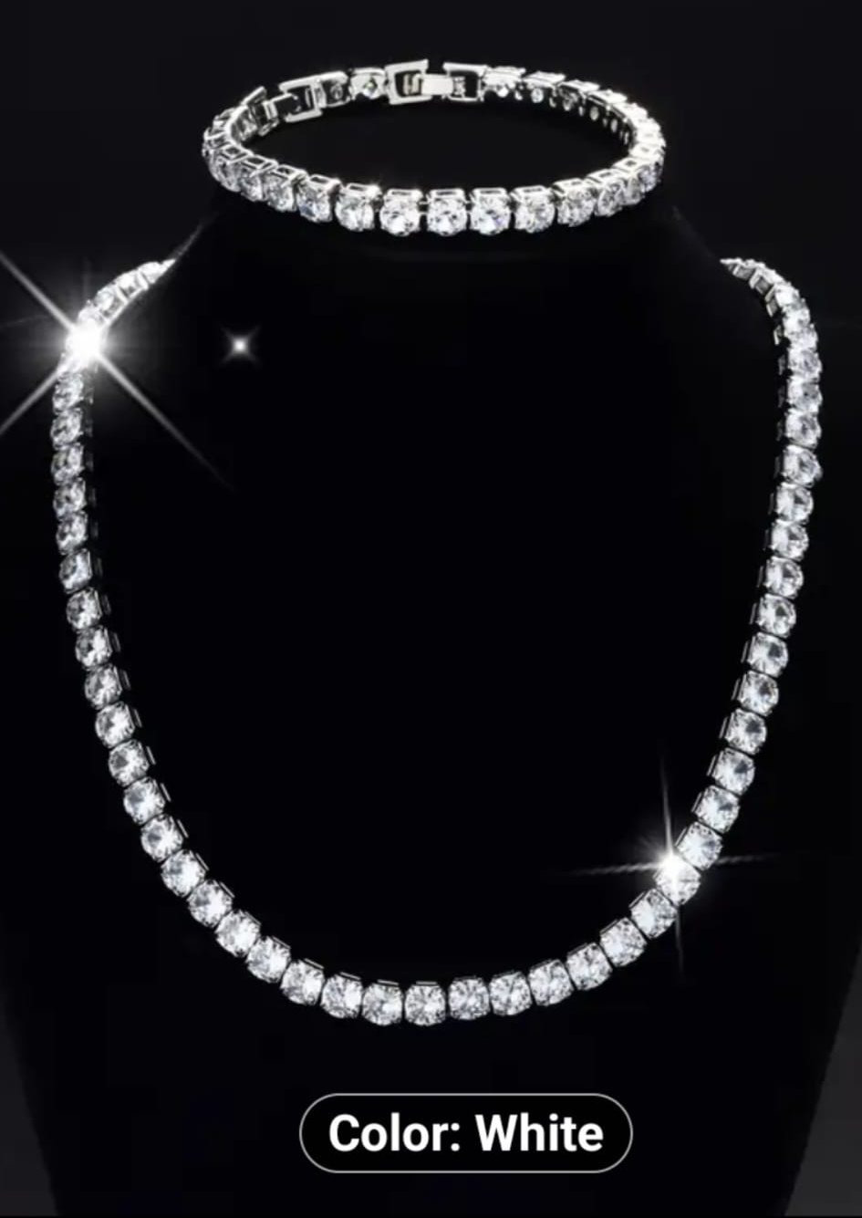 Tennis Bracelet + Necklace